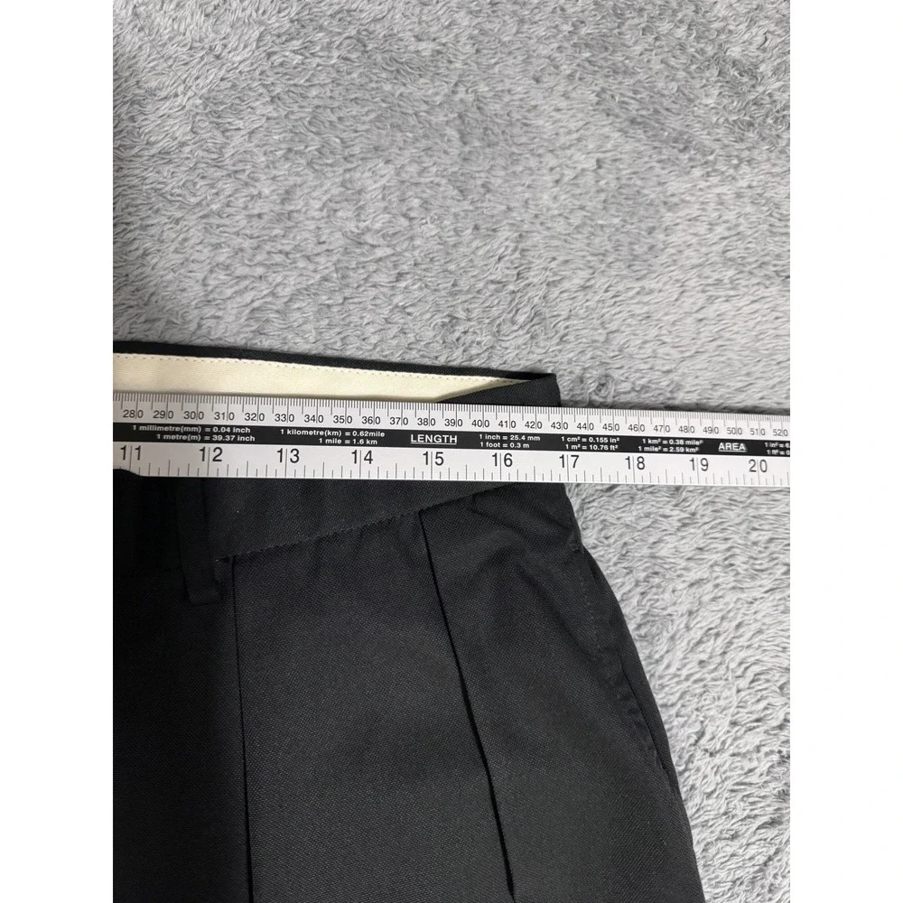 VTG Polo Golf Ralph Lauren Pleated Pants Men's 34x30 Black Cuffed Hem Ivy League